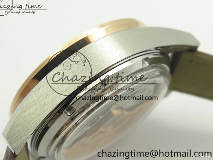 0324 Minimalist Speedmaster ’57 Co-Axial SS RG OMF 1:1 Best Edition White Dial On Leather Strap A9300 (Free Leather Strap) 8072